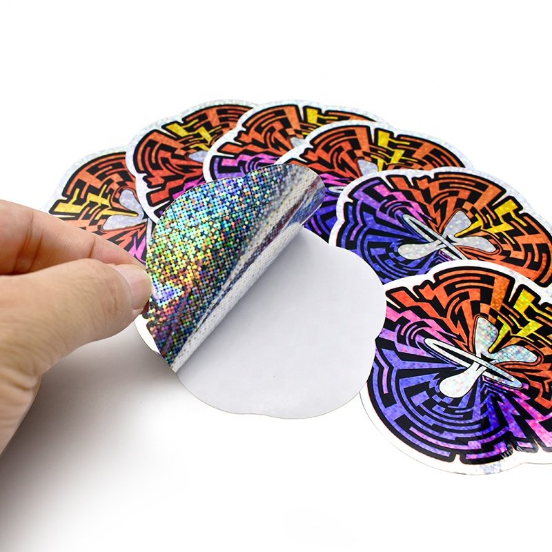 Glitter Sticker Custom Flashing Mobile Cell Case Back Sticker For Phone