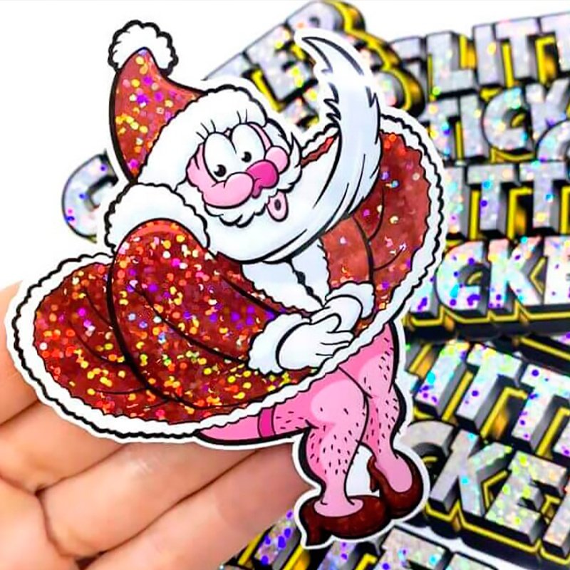 Glitter Sticker Custom Flashing Mobile Cell Case Back Sticker For Phone
