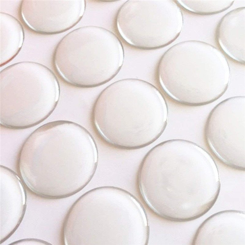 1 inch round Clear domed epoxy resin sticker