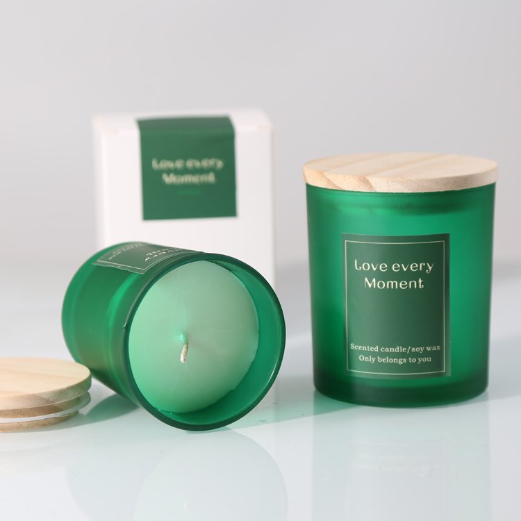Customized design High quality production Vinyl waterproof tear unbreakable candle jar label Packaging box sticker