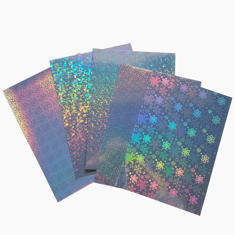 Printable self adhesive a4 waterproof label inkjet stickers full sheet holographic hologram sticker laser printer plain paper