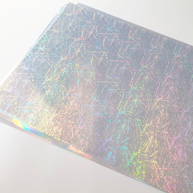 Printable self adhesive a4 waterproof label inkjet stickers full sheet holographic hologram sticker laser printer plain paper