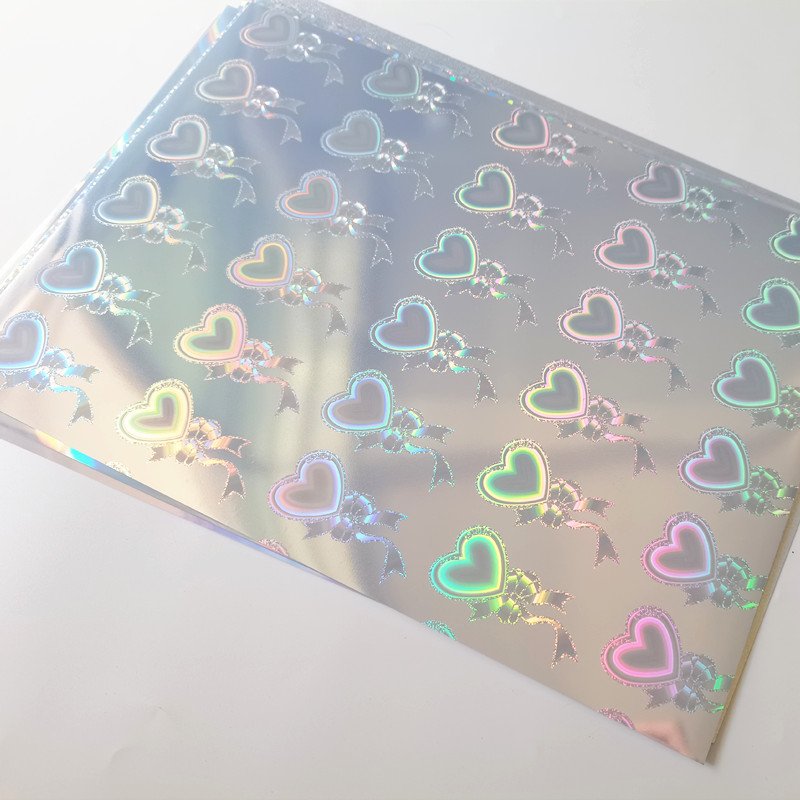 Printable self adhesive a4 waterproof label inkjet stickers full sheet holographic hologram sticker laser printer plain paper