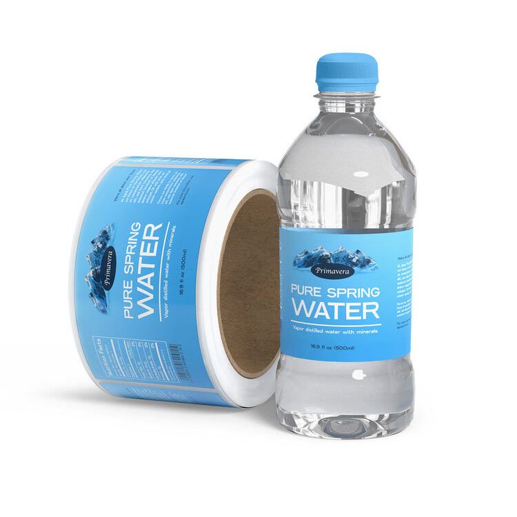 Vinyl Self Adhesive Pvc Printing Rolls For The Bottle Custom Logo Stickers Packaging Labels
