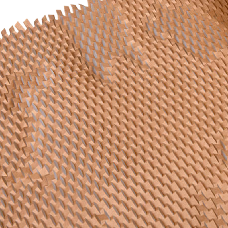 Honeycomb Packing Paper Wrap Recycled Cushioning Wrapping Paper Roll with 20 Fragile Sticker Labels