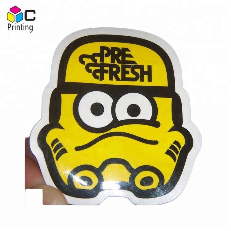 Custom Die Cut PVC Vinyl Sticker Packs For Promotion Waterproof Laptop Cartoon Vinyl Sticker Pack With Header Card