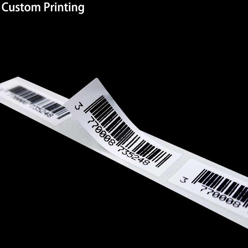 Custom printing serial number variable date a4 paper barcode maker sticker label barcode UPC code sticker roll price