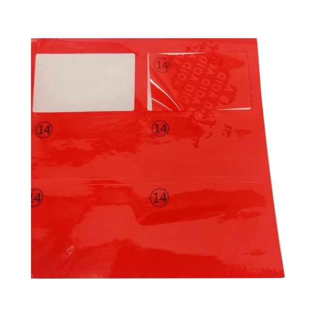 The factory custom anti-counterfeit sticker labels are used for the use of brand products/