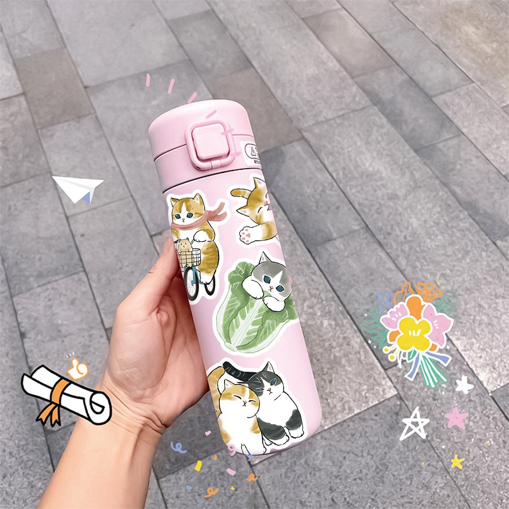 FF Brand facoty custom cute decorative cat dog cartoon sticker wholesale kawaii stickers factory custom logo sticker