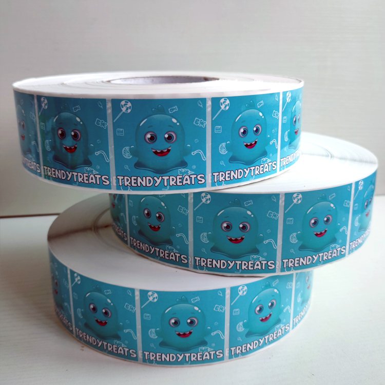 Waterproof Vinyl Paper Packing Sticker Household Products Label Custom Adhesive Logo Printing OEM Waterproof CMYK Custom Shapes
