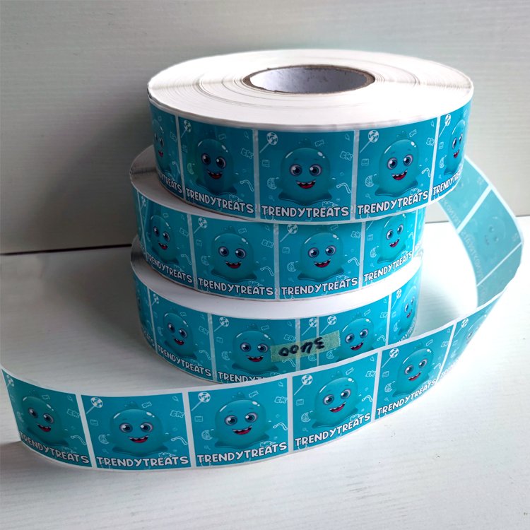 Waterproof Vinyl Paper Packing Sticker Household Products Label Custom Adhesive Logo Printing OEM Waterproof CMYK Custom Shapes