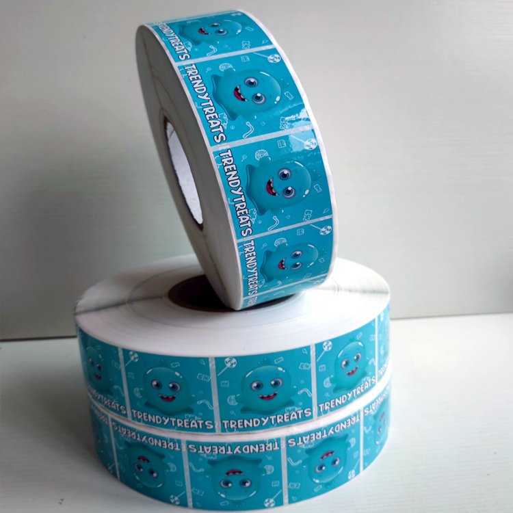 Waterproof Vinyl Paper Packing Sticker Household Products Label Custom Adhesive Logo Printing OEM Waterproof CMYK Custom Shapes