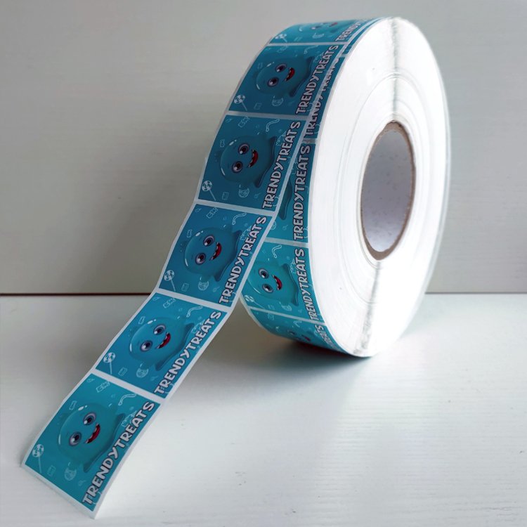 Waterproof Vinyl Paper Packing Sticker Household Products Label Custom Adhesive Logo Printing OEM Waterproof CMYK Custom Shapes