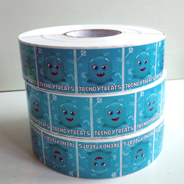 Waterproof Vinyl Paper Packing Sticker Household Products Label Custom Adhesive Logo Printing OEM Waterproof CMYK Custom Shapes