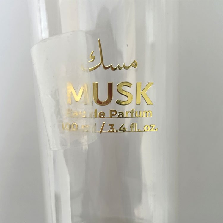 Custom sticker decal gold nickel sticker with factory price electroformed metal nickel stickers