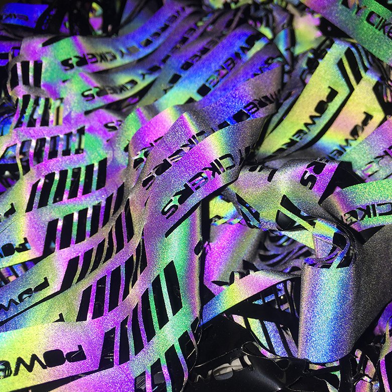 2024 free sample heat transfer high visibility reflective sticker for clothing