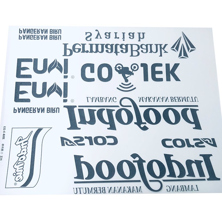 2024 free sample heat transfer high visibility reflective sticker for clothing