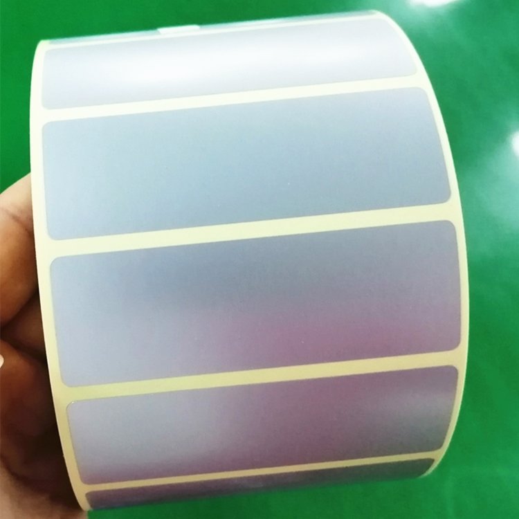 QR Code Label Printing, High Temperature Resistant Label, Variable Data Serial Number Printing Matt Silver PET Sticker