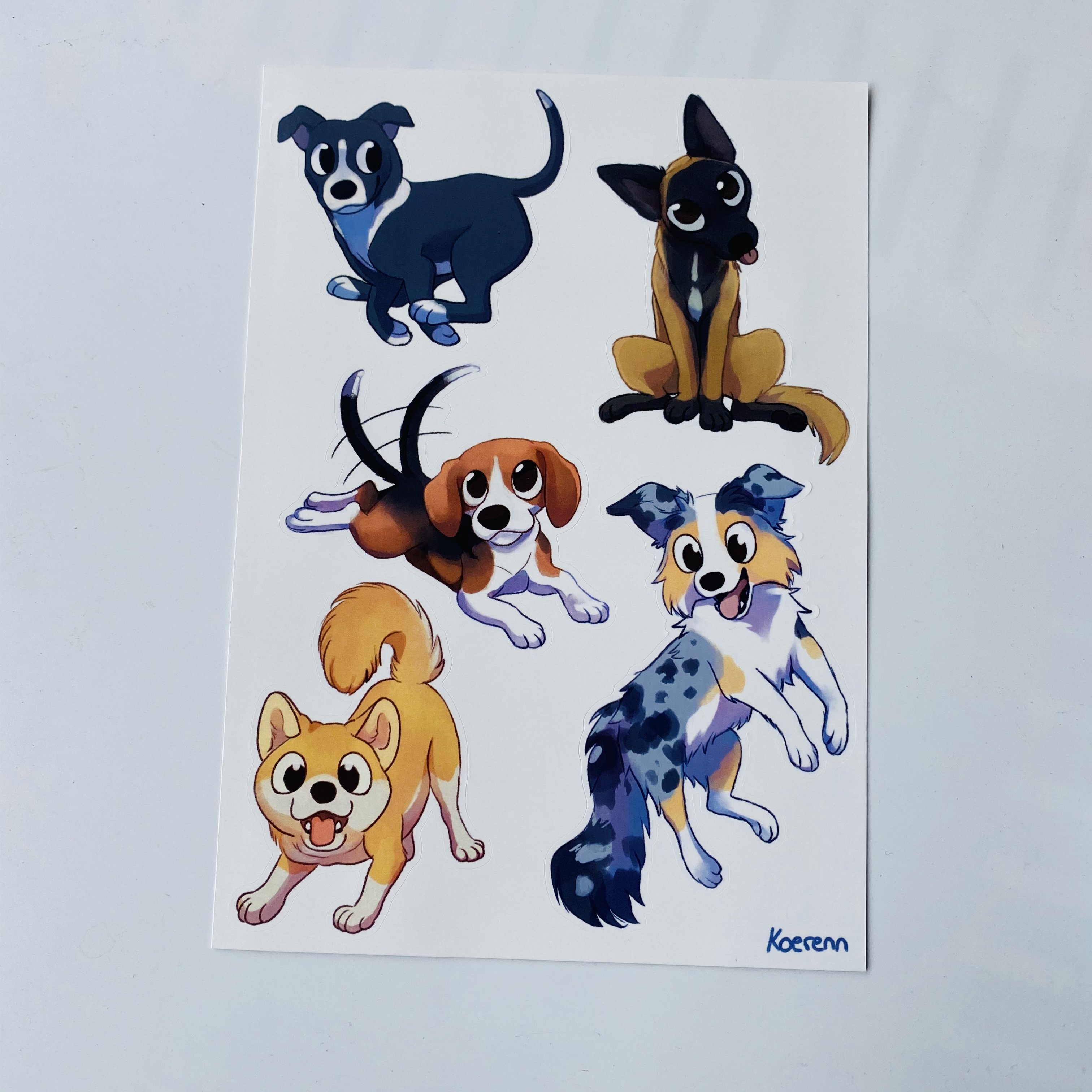 Custom Sticker Vinyl Kiss Cut Sticker Sheets Printing