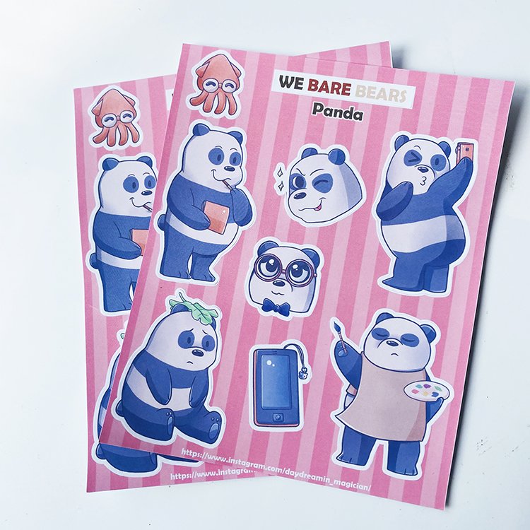 Custom Sticker Vinyl Kiss Cut Sticker Sheets Printing