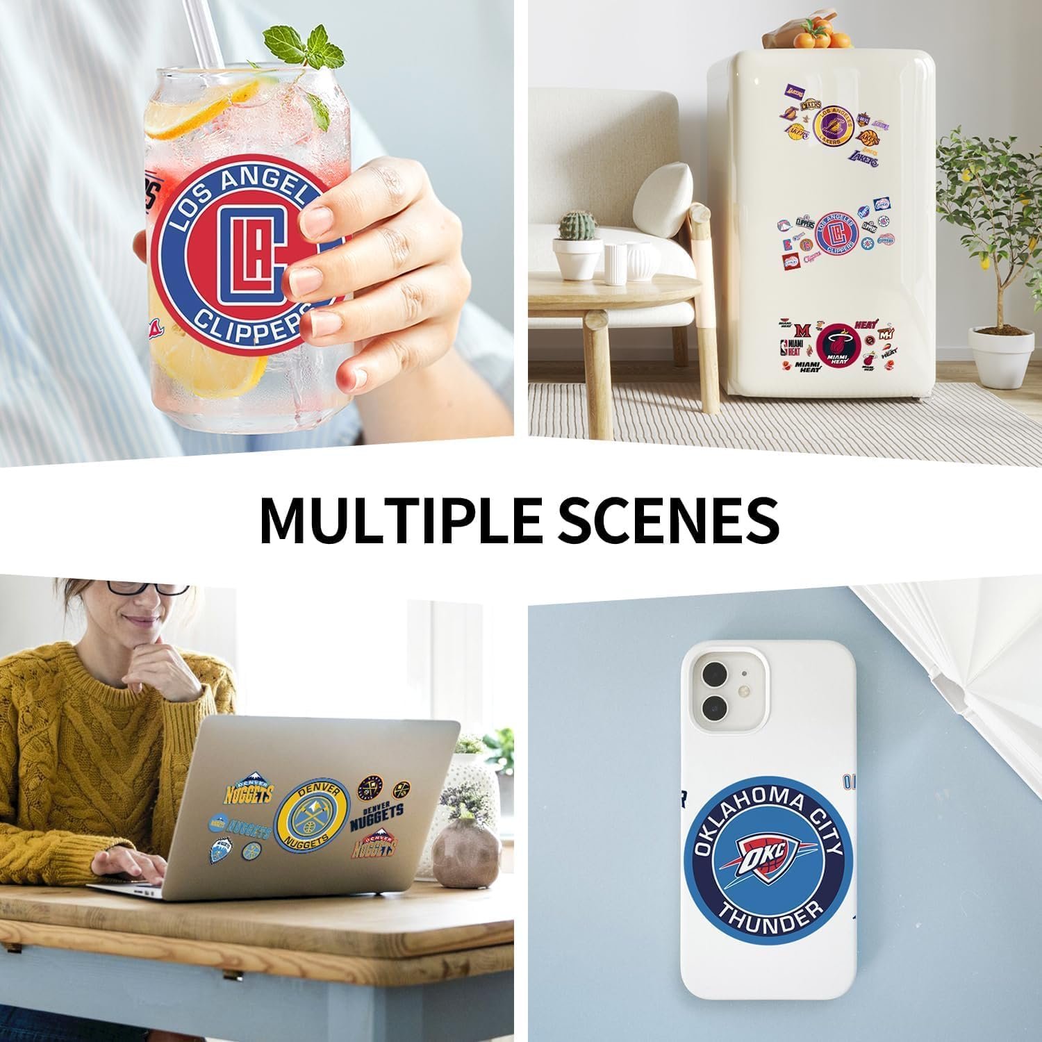 UV DTF Cup Wrap Transfer Sticker for Glass Cartoon American Basketball Theme Sticker for 16oz and Any Smooth Surface Objects