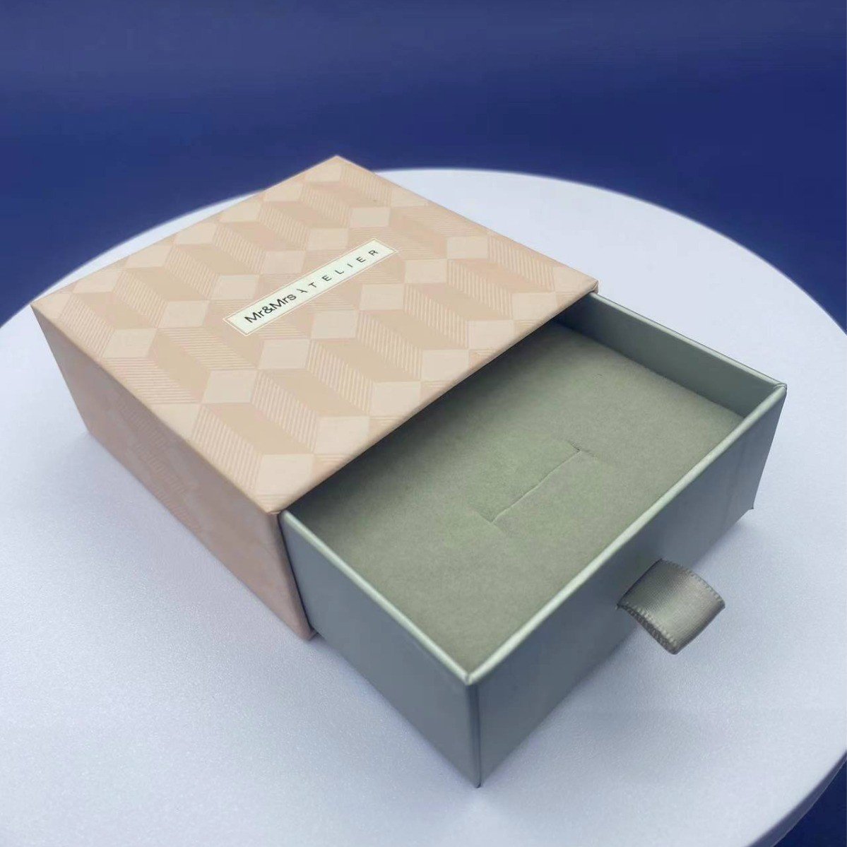 custom logo clay finish soft touch feeling special color luxury rigid nail gel wraps packaging gift drawer box