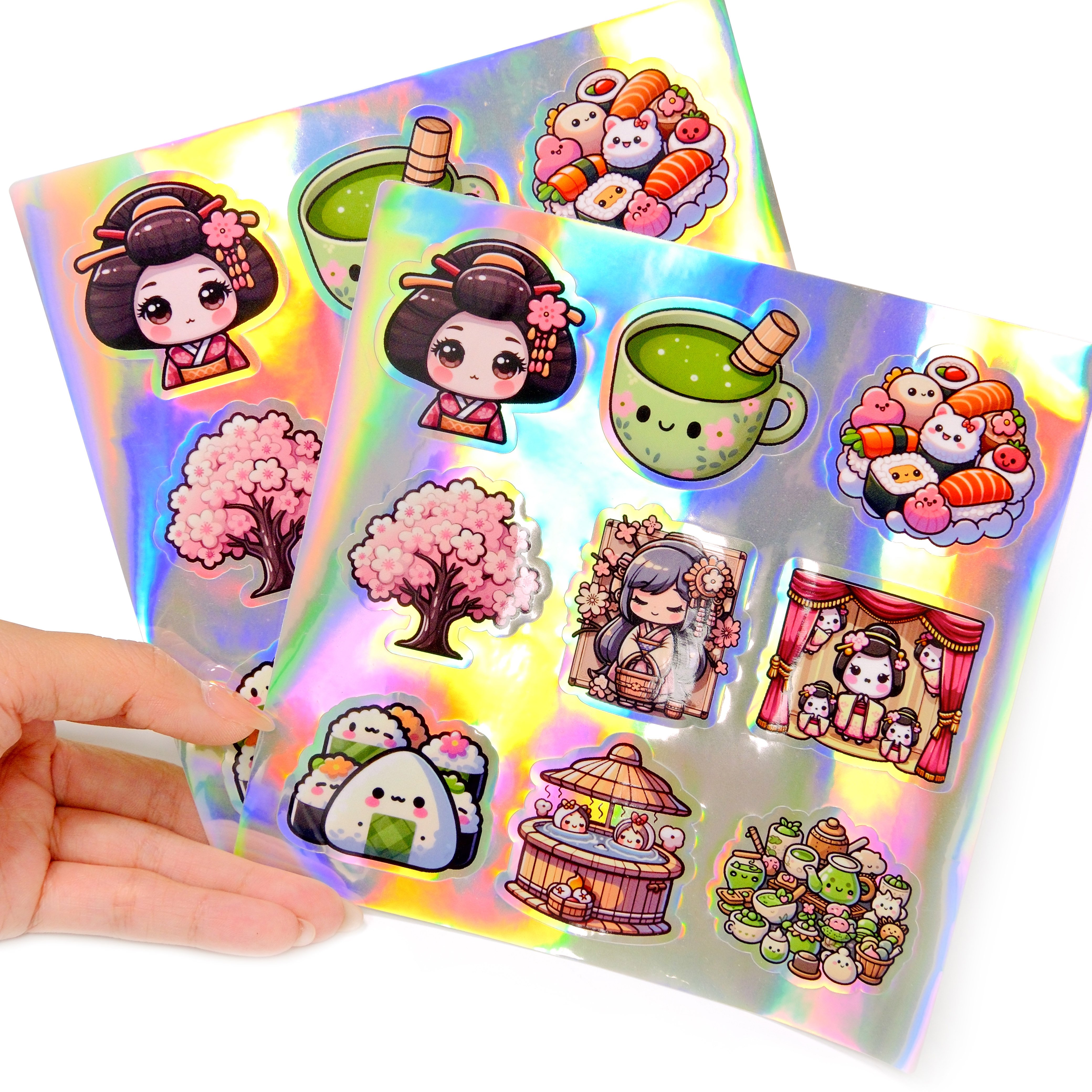 Waterproof Vinyl Logo Sticker Custom Printing Sheet With Hot Stamping Surface Coating Suitable For Industrial Use Air Shipable