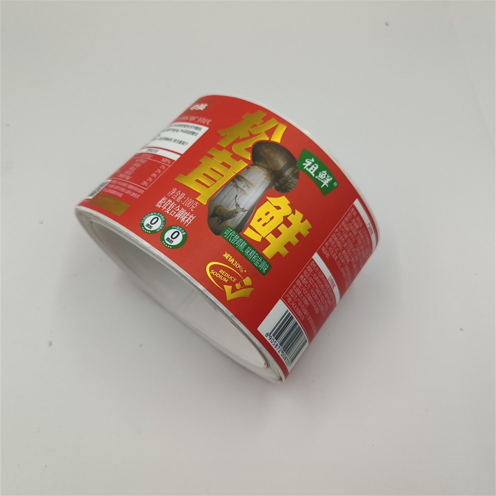 High Level Art Paper Sticker Beverage Packaging Stickers Custom Labels For Food Packaging