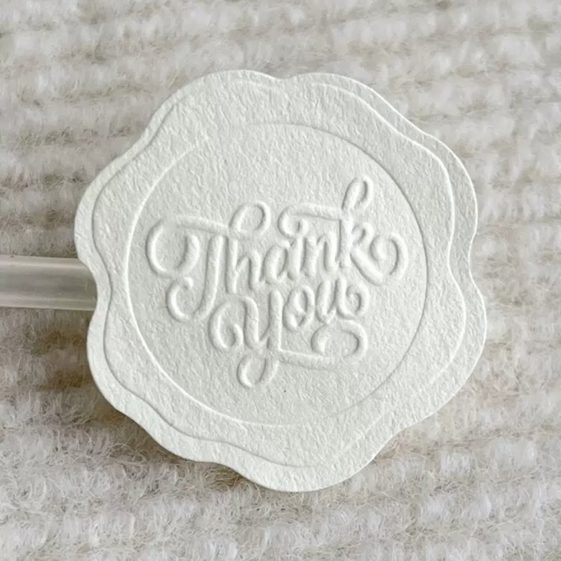 Customized Various Shapes 3D Embossed Printing Texture Paper Logo Sticker Aromatherapy Candle Self-Adhesive Packaging Labels