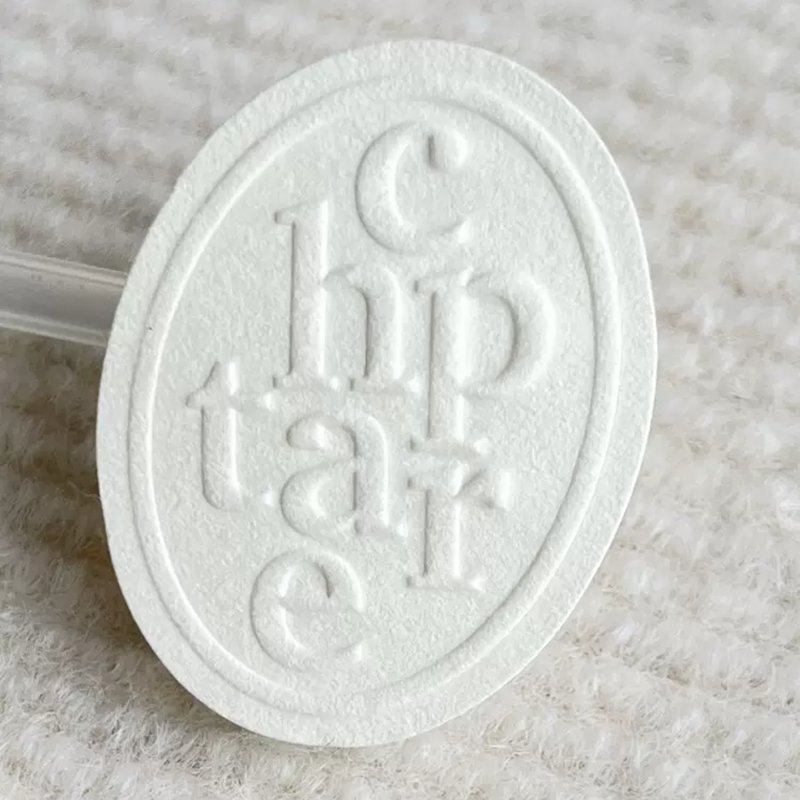 Customized Various Shapes 3D Embossed Printing Texture Paper Logo Sticker Aromatherapy Candle Self-Adhesive Packaging Labels