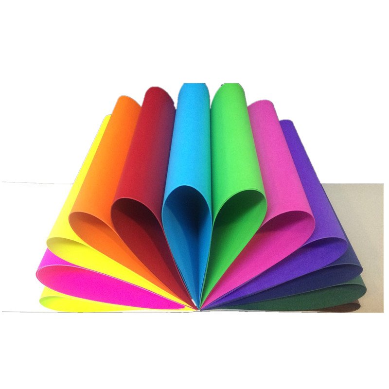 100 sheets of craft coloured paper, A4 coloured paper 10 color 70gsm for DIY Art Crafts,Printing,Sketching