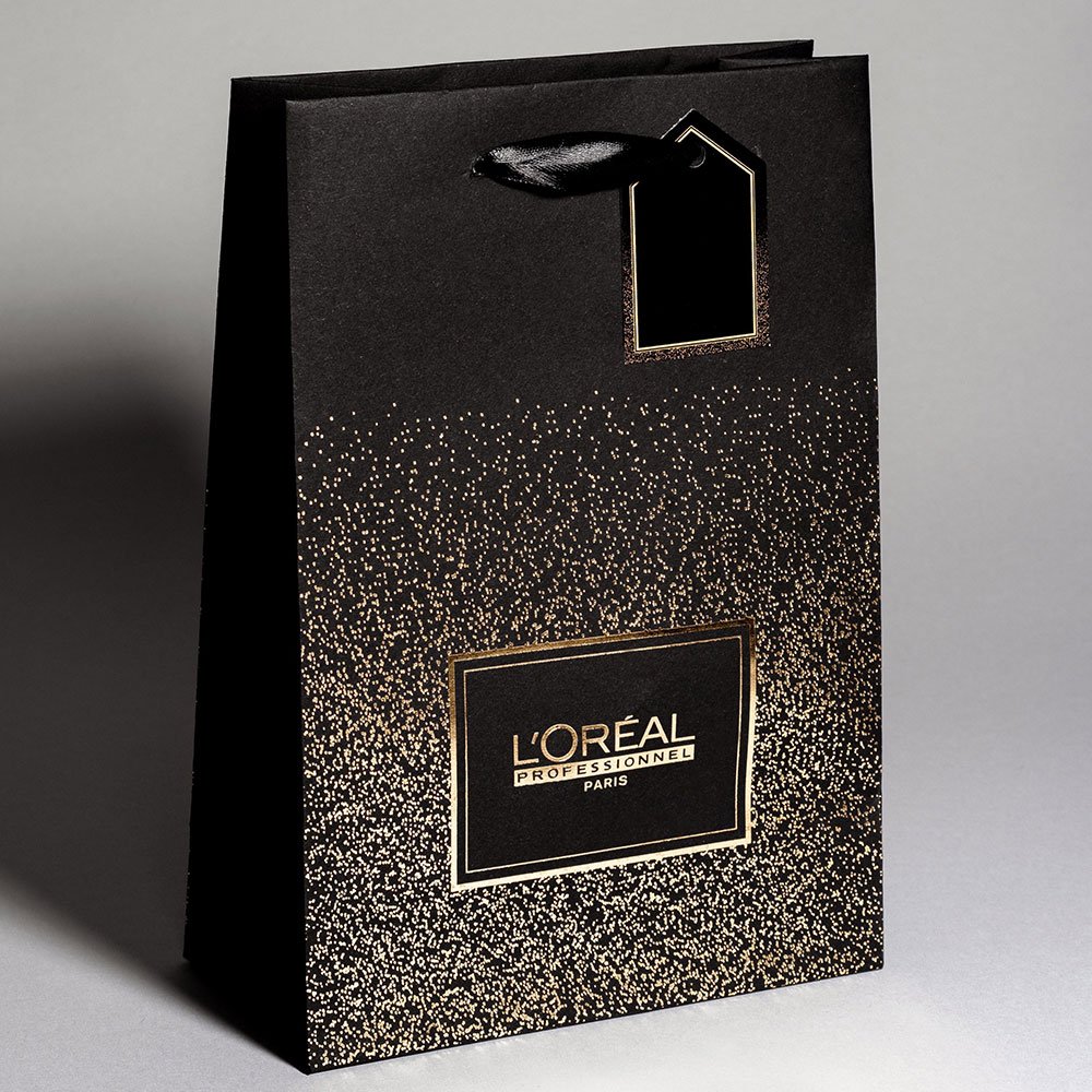 Custom Print Logo Privite Brand Die Cut Handle Paperbag Scarf Tie White Paper Shopping Gift Bag