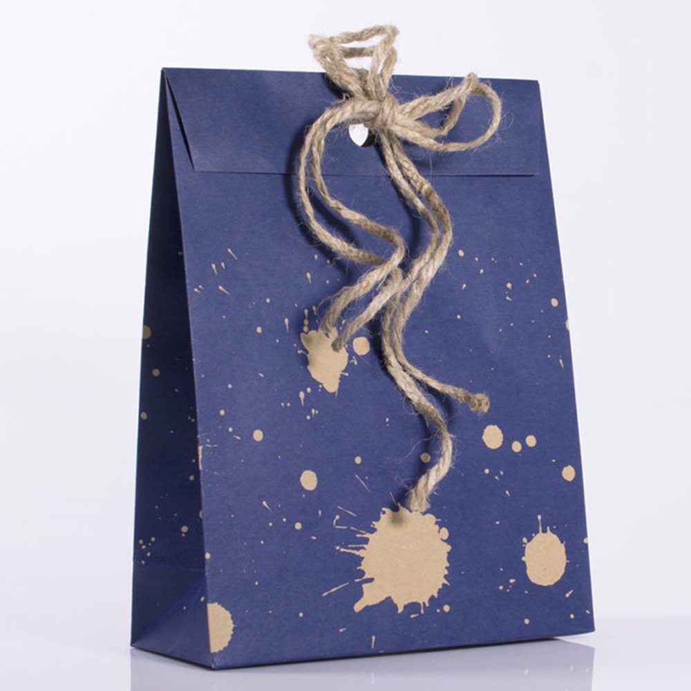Custom Print Logo Privite Brand Die Cut Handle Paperbag Scarf Tie White Paper Shopping Gift Bag