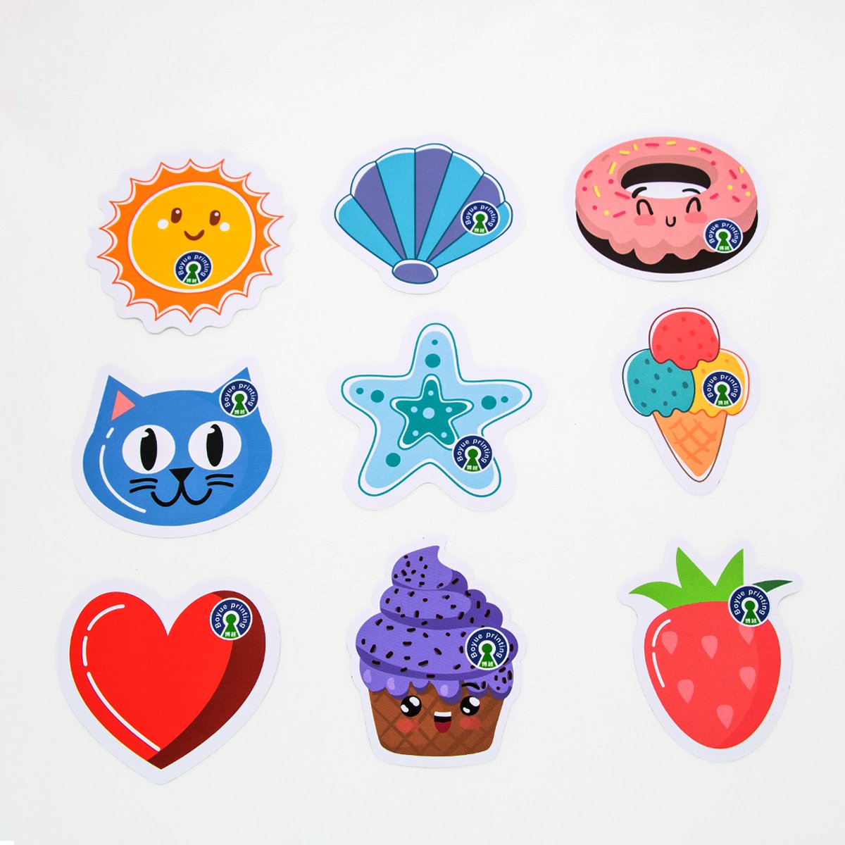 Cute Animal Sticker Pack For Kid Wholesale Anime Sticker Logo Custom