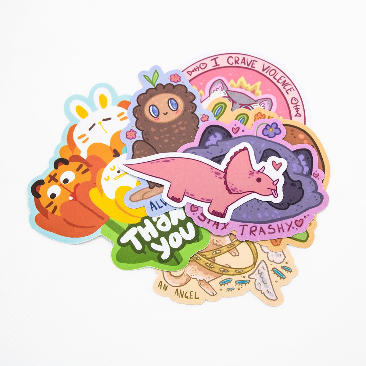 Cute Animal Sticker Pack For Kid Wholesale Anime Sticker Logo Custom