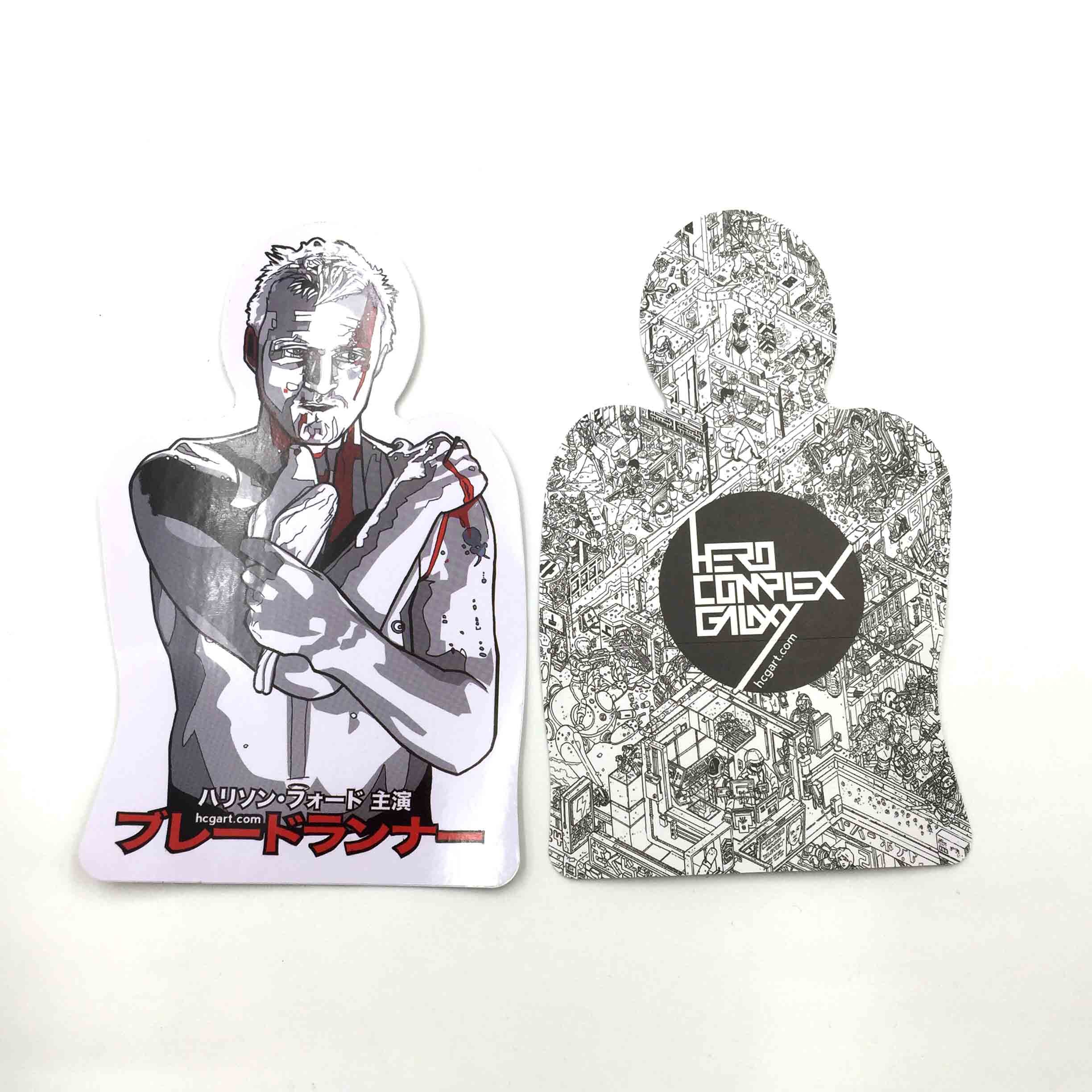 Wholesale Cheap PVC Silk Screen Printed Sticker Car Stickers