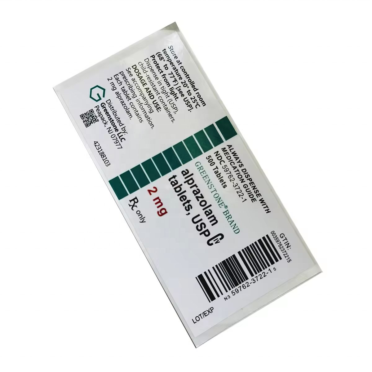 Teva Packaging Label with Express Shipping for Oral Solution Pet Amber Color Arch Square Plastic Bottle