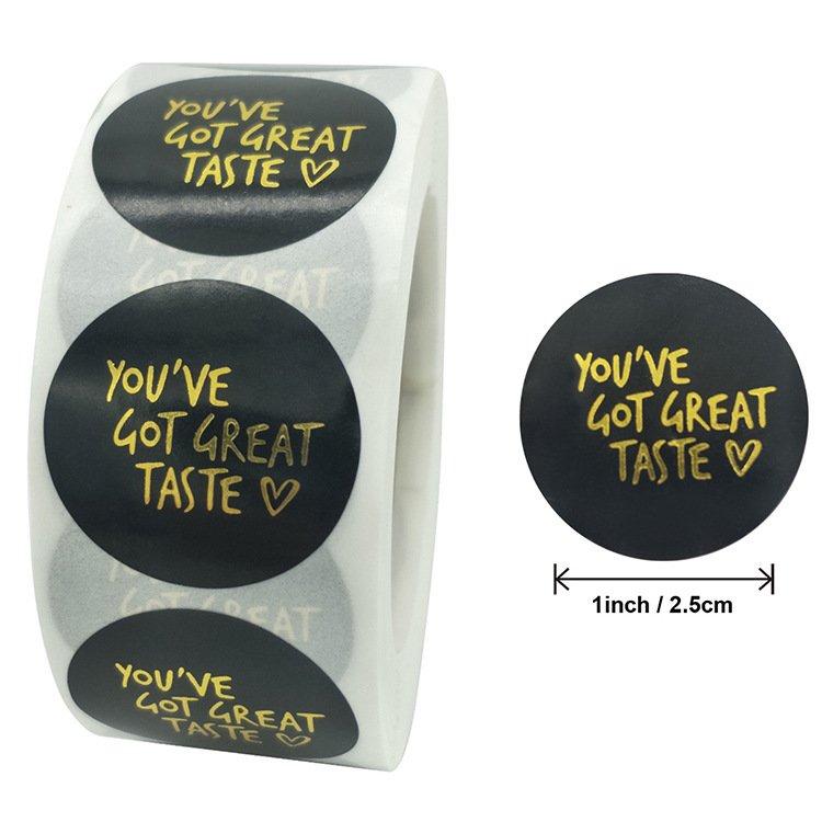Manufacturer Custom Private Brand Name Printed Logo Self-adhesive Label Label Sticker Packaging Food Waterproof Adhesive Sticker