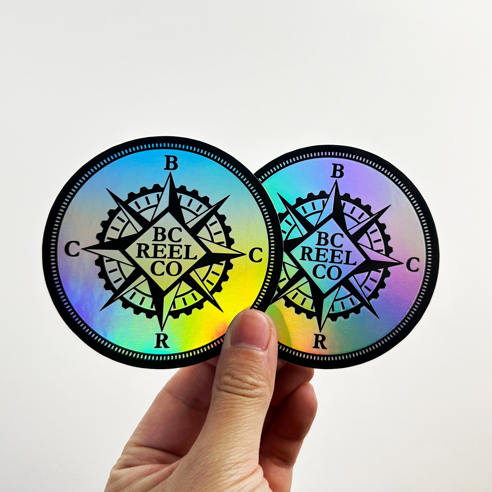 Outdoor Use Waterproof Custom Printed Holographic Sticker UV Proof Fancy Design Laser Hologram Die Cut Stickers