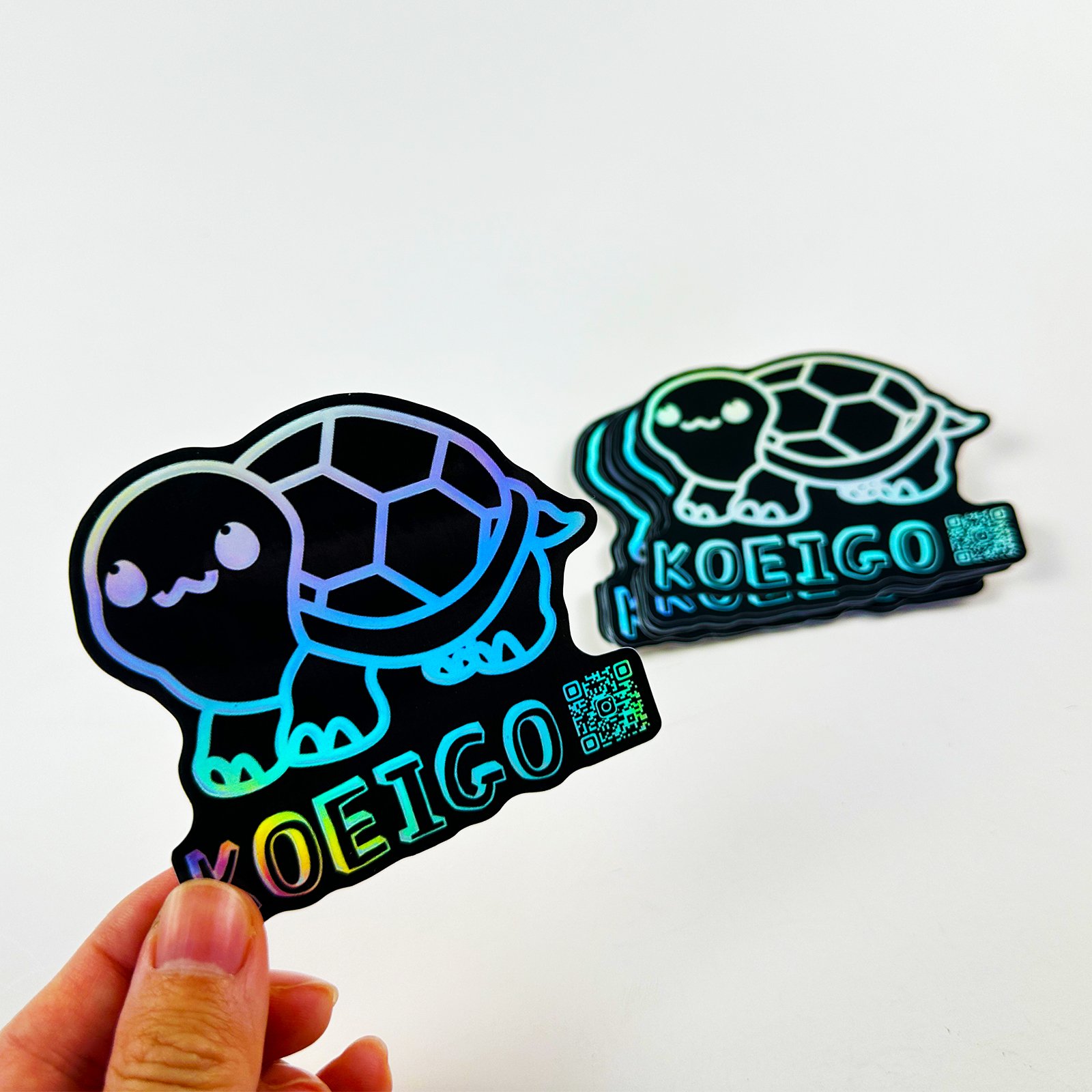 Outdoor Use Waterproof Custom Printed Holographic Sticker UV Proof Fancy Design Laser Hologram Die Cut Stickers