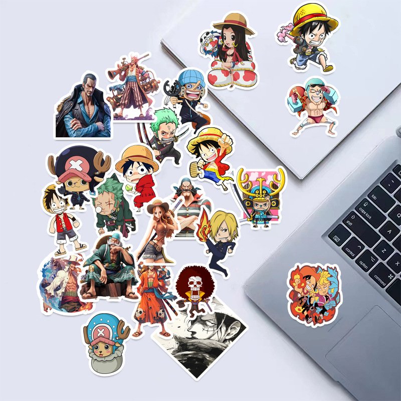 2024 Newly 50PCS Q version funny anime One pieces sticker