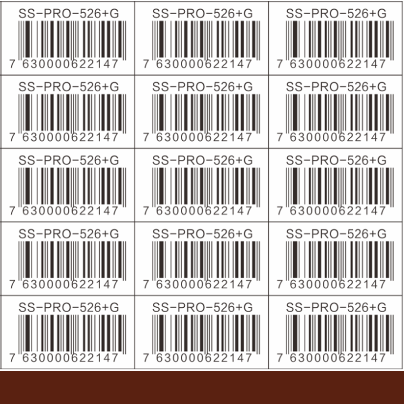 Factory supply label Custom sticker Waterproof barcode label laser printed sticker