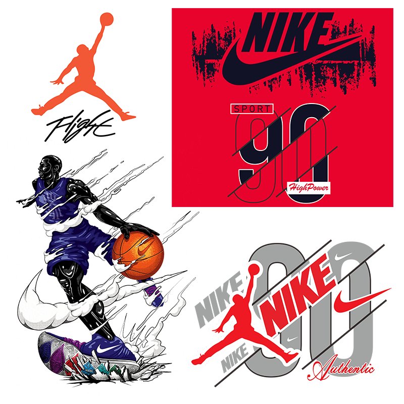 Factory custom various brand label sticker printing waterproof Dtf film plastisol heat transfer t-shirt hot stamping