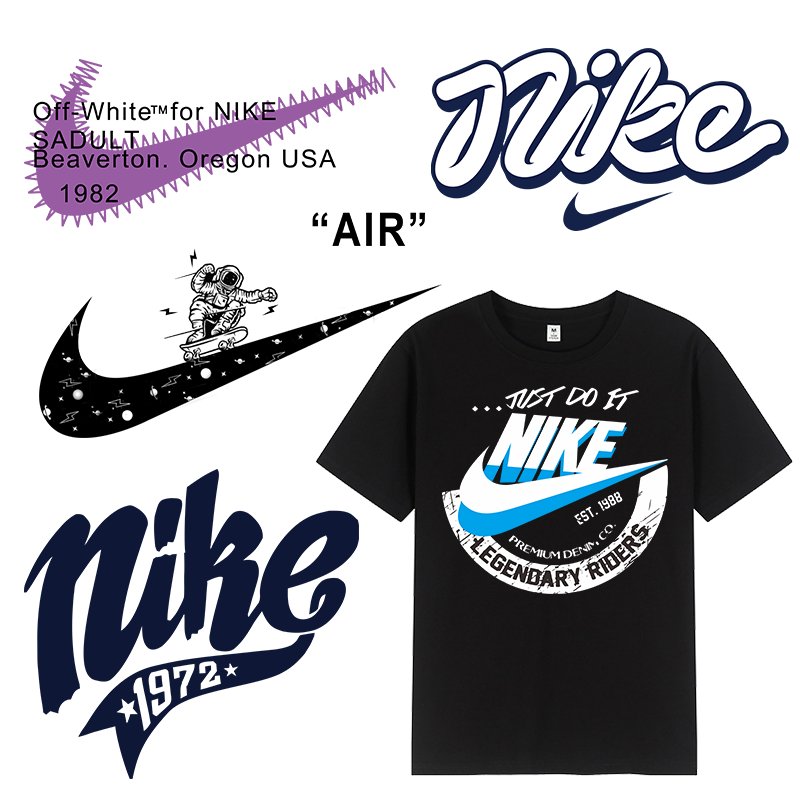 Factory custom various brand label sticker printing waterproof Dtf film plastisol heat transfer t-shirt hot stamping