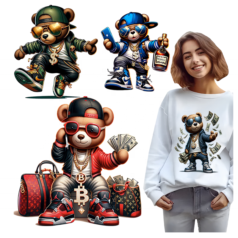custom design Strong viscosity heat transfers inkjet printer for t shirt printing heat transfer vinyl textile sticker