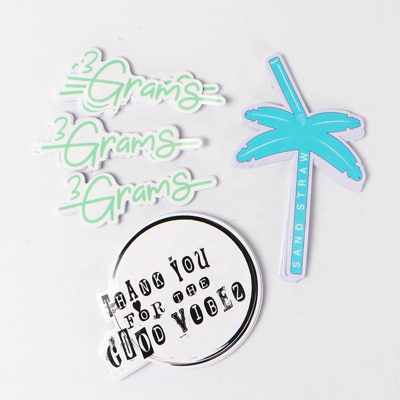 Company design labels cartoon waterproof sticker logo Adhesive label printing holographic vinyl custom die cut sticker sheet