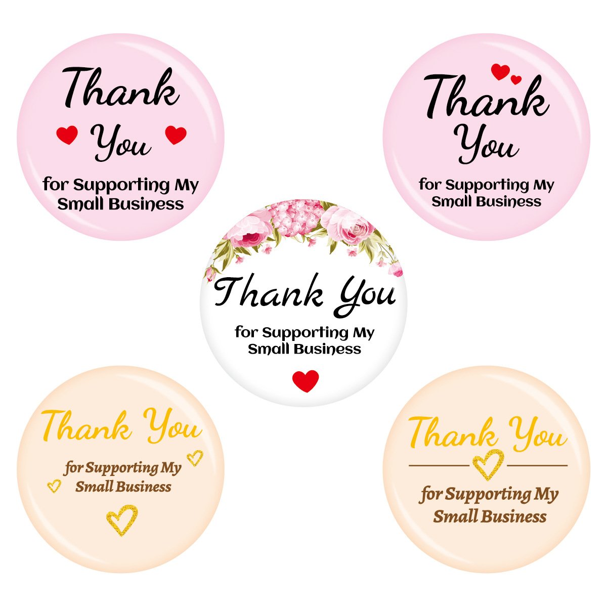 Custom logo paper sticker label customized garland roll envelope sealing self-adhesive roll sticker