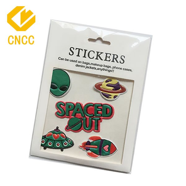 Popular 3d soft PU leather sticker
