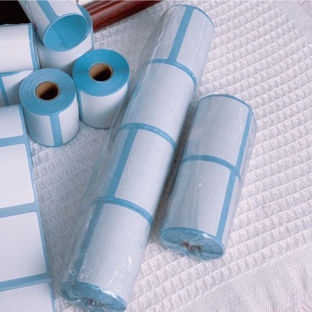 Custom phomemo M110 printer thermal sticker roll waterproof self adhesive 40x30mm thermal label sticker roll