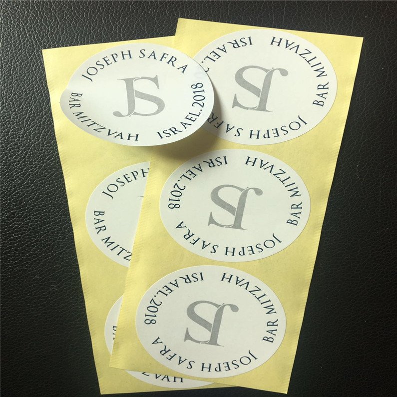 Waterproof Blank Package Label Seal Sticker Transparent Household Products Custom Adhesive CMYK Accept